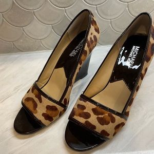 Michael Kors Platform heels with fur. Size 7.5